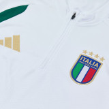 26/27 Italy White Half Pull Tracksuit (半拉链)