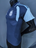 25/26 Argentina Royal Blue Half Pull Player VersionTraining Shirts#(半拉球员版)