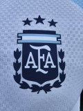 25/26 Argentina White Half Pull Player VersionTraining Shirts#(半拉球员版)