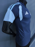 25/26 Argentina Royal Blue Half Pull Player VersionTraining Shirts#(半拉球员版)