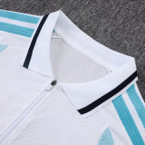 26/27 Argentina White Half Pull Player Version Training Short Suit(半拉球员版)
