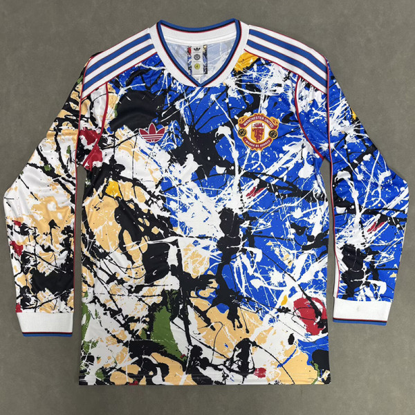 26/27 Man Utd Gemstone Special Edition Long Sleeve Soccer Jersey