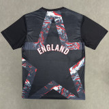 26/27 England Black Goalkeeper Fans Soccer Jersey