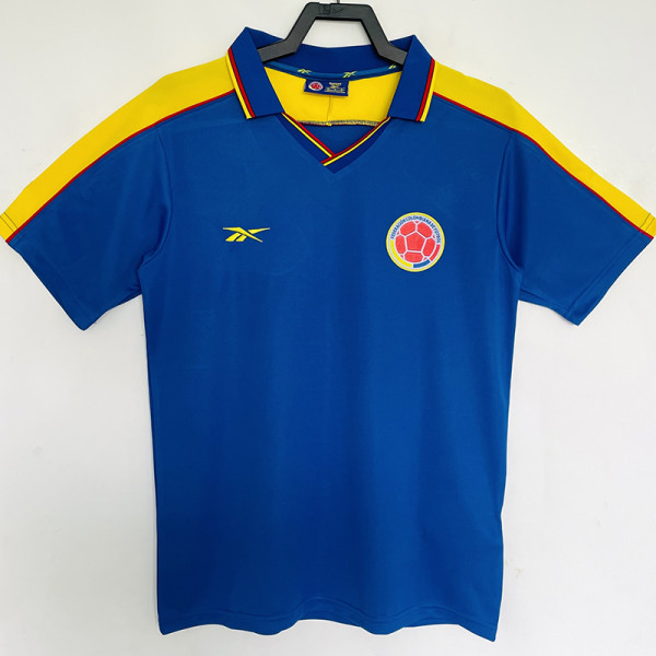 1998 Colombia Away Retro Soccer Jersey