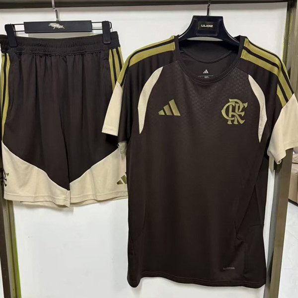 26/27 Flamengo Black Training Short  Suit