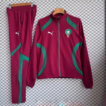 26/27 Morocco Red Windbreaker Tracksuit