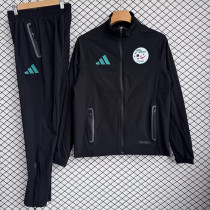 26/27 Algeria Black Windbreaker Tracksuit