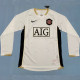 2006/2007 Man Utd Away Long sleeve Retro Soccer Jersey长袖
