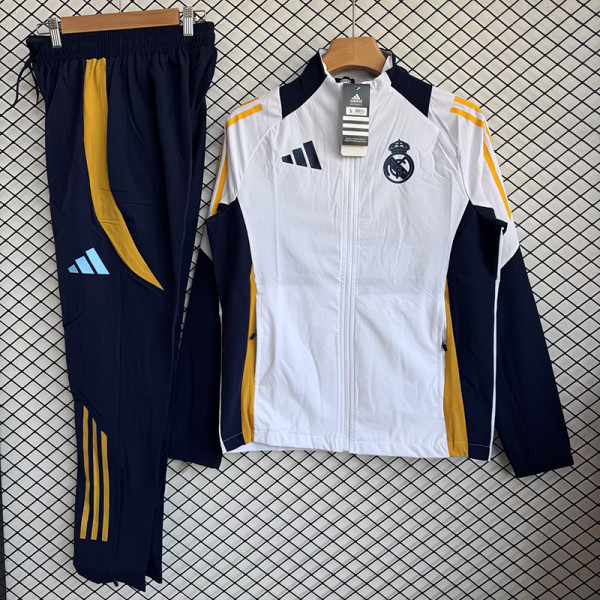 26/27 RMA White Windbreaker Tracksuit