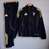 26/27JUV Black Windbreaker Tracksuit