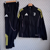 26/27JUV Black Windbreaker Tracksuit