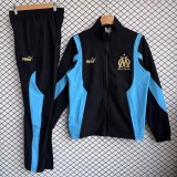 26/27 Marseille Black & Blue Windbreaker Tracksuit