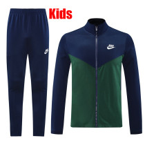 25/26 NJ Blue & Green Kids Jacket Tracksuit#NJ12