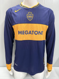 2006/2007 Boca Juniors Home  Long Sleeve Retro Soccer Jersey