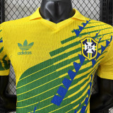 26/27 Brazil Special Edition Yellow Player Version Soccer Jersey