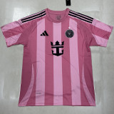 25/26 Inter Miami Home(MESSI#10) Champion Edition Fans Soccer Jersey带星