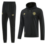 26/27 Man Utd Black HoodieTracksuit