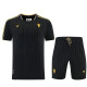 26/27 Man Utd Black Training Shorts Suit