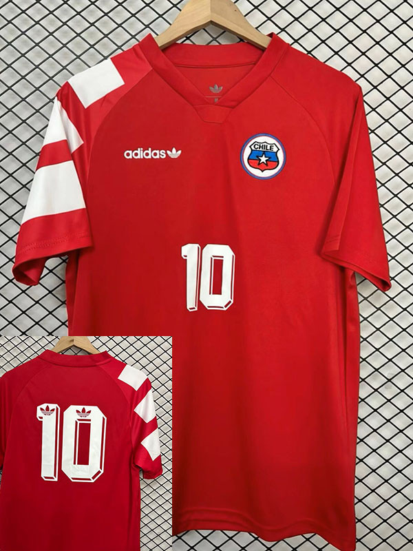 1994 Chile Home Retro  Soccer Jersey (带号)