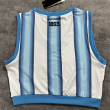 26/27 Argentina Home Women Yoga  Vest