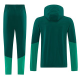26/27 Algeria Green Hooded Windbreaker Tracksuit