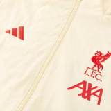 26/27 LIV Light Yellow Hooded Windbreaker Tracksuit