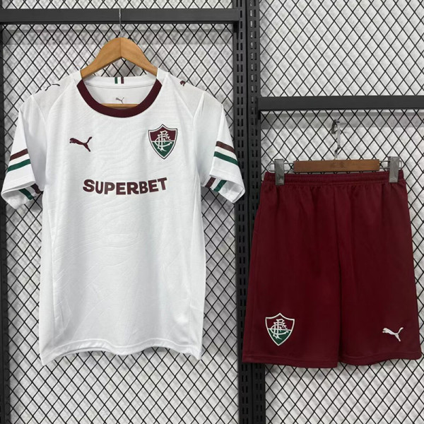 26/27 Fluminense Away Kids Soccer Jersey