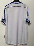 1998 Brazil White Retro Soccer Jersey