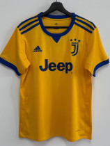 2017/2018  JUV Away Yellow Retro Soccer Jersey
