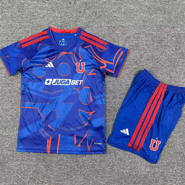26/27 Universidad De Chile Home Kids  Soccer Jersey