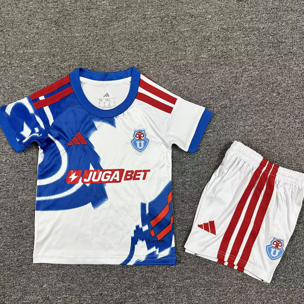 26/27 Universidad De Chile Away Kids  Soccer Jersey
