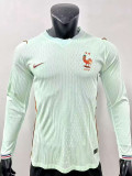 26/27 France Away Long Sleeve Player Version Soccer Jersey