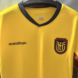 26/27 Ecuador Home Fans Soccer Jersey(V领)