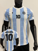 2026 Argentina (MARADONA#10Commemorative Edition) Light Blue Player Version Soccer Jersey