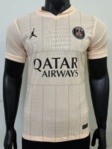 25/26 PSG Stripe Special Edition Pink Player Version Soccer Jersey