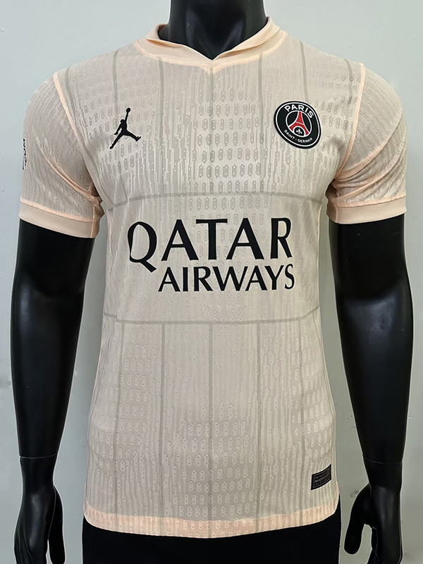 25/26 PSG Stripe Special Edition Pink Player Version Soccer Jersey