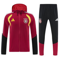 26/27 Germany Red Hooded Windbreaker Tracksuit