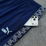 26/27 Man City Royal Blue polo shirts pants suit