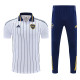26/27 Boca Juniors White  polo shirts pants suit