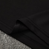 26/27 LIV Black polo shirts pants suit