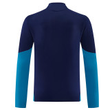 26/27 Spain Royal Blue Half Pull Tracksuit (半拉链)