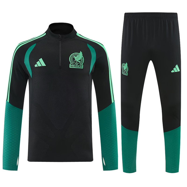 26/27 Mexico Black Half Pull Tracksuit (半拉链)