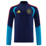 26/27 Spain Royal Blue Half Pull Tracksuit (半拉链)