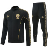 26/27 Portugal Black Gold Jacket Tracksuit