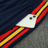 26/27 Spain Lake Blue Half Pull Tracksuit (半拉链)