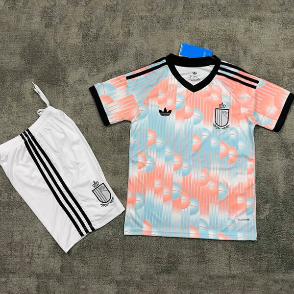 26/27 Belgium Away Kids Soccer Jersey