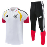26/27 Germany White polo shirts pants suit