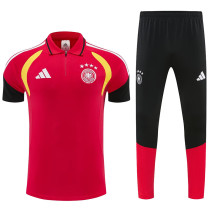 26/27 Germany Red polo shirts pants suit
