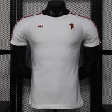 26/27 Man Utd Leisure White Player Version Retro Soccer Jersey