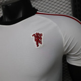 26/27 Man Utd Leisure White Player Version Retro Soccer Jersey